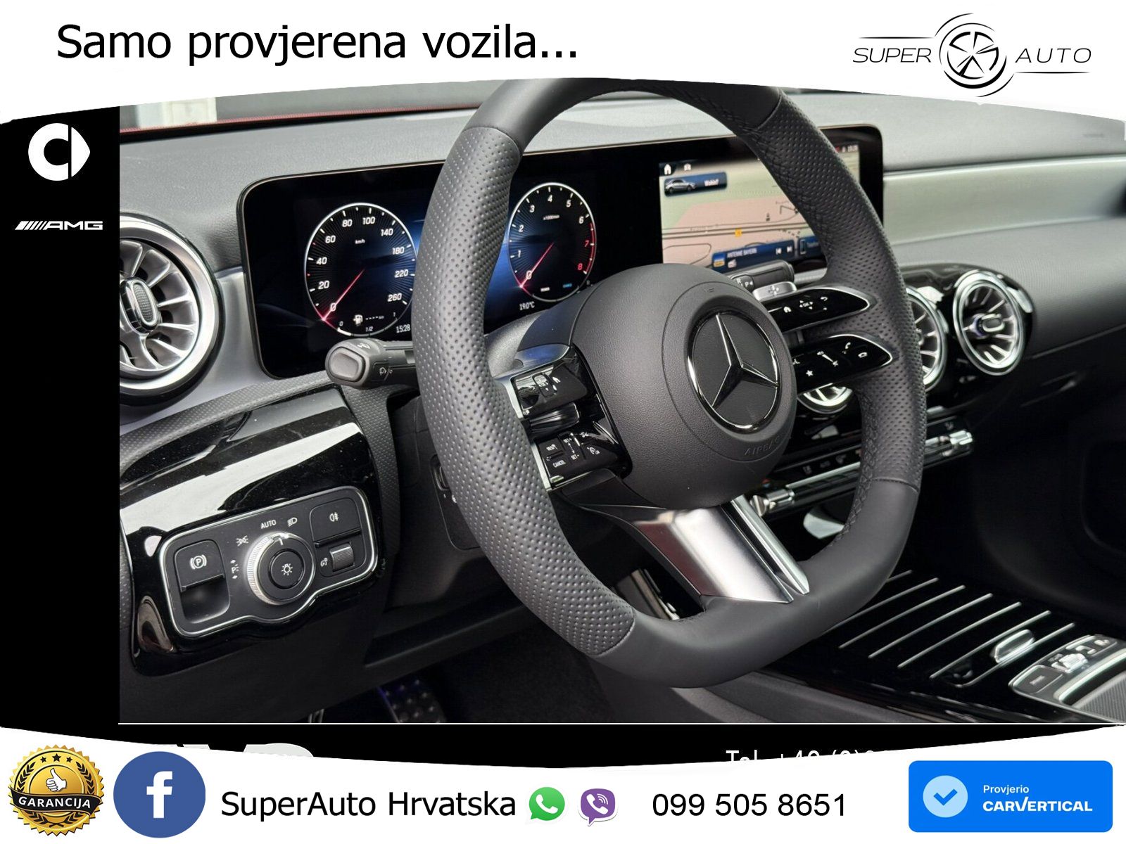 Mercedes-Benz A 200 7G-DCT AMG LED+GR SJED+ACC