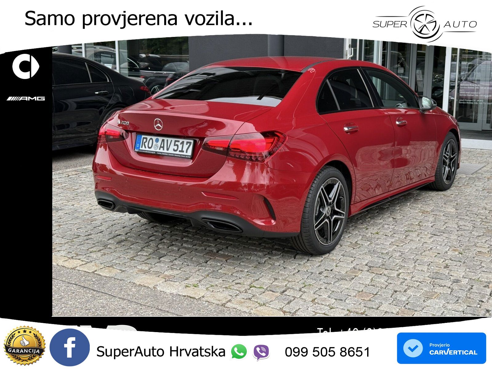 Mercedes-Benz A 200 7G-DCT AMG LED+GR SJED+ACC