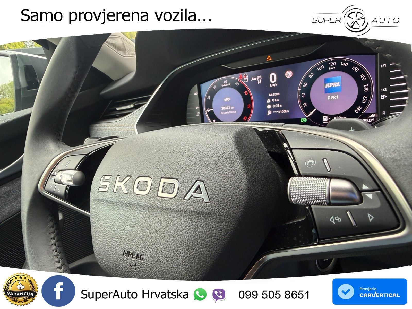 Škoda Octavia Combi 2.0 TDI (150 KS) DSG Selection LED+GR SJED+ACC