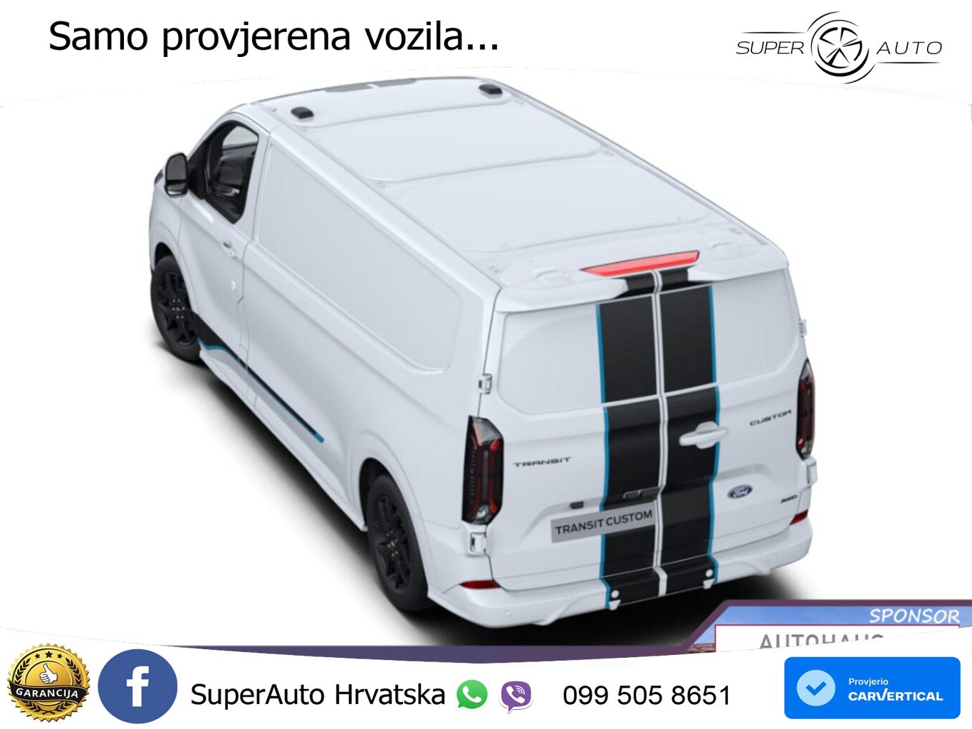 Ford Transit Custom Aut Sport L2 LED SHZ UVP-37%* 170 KS