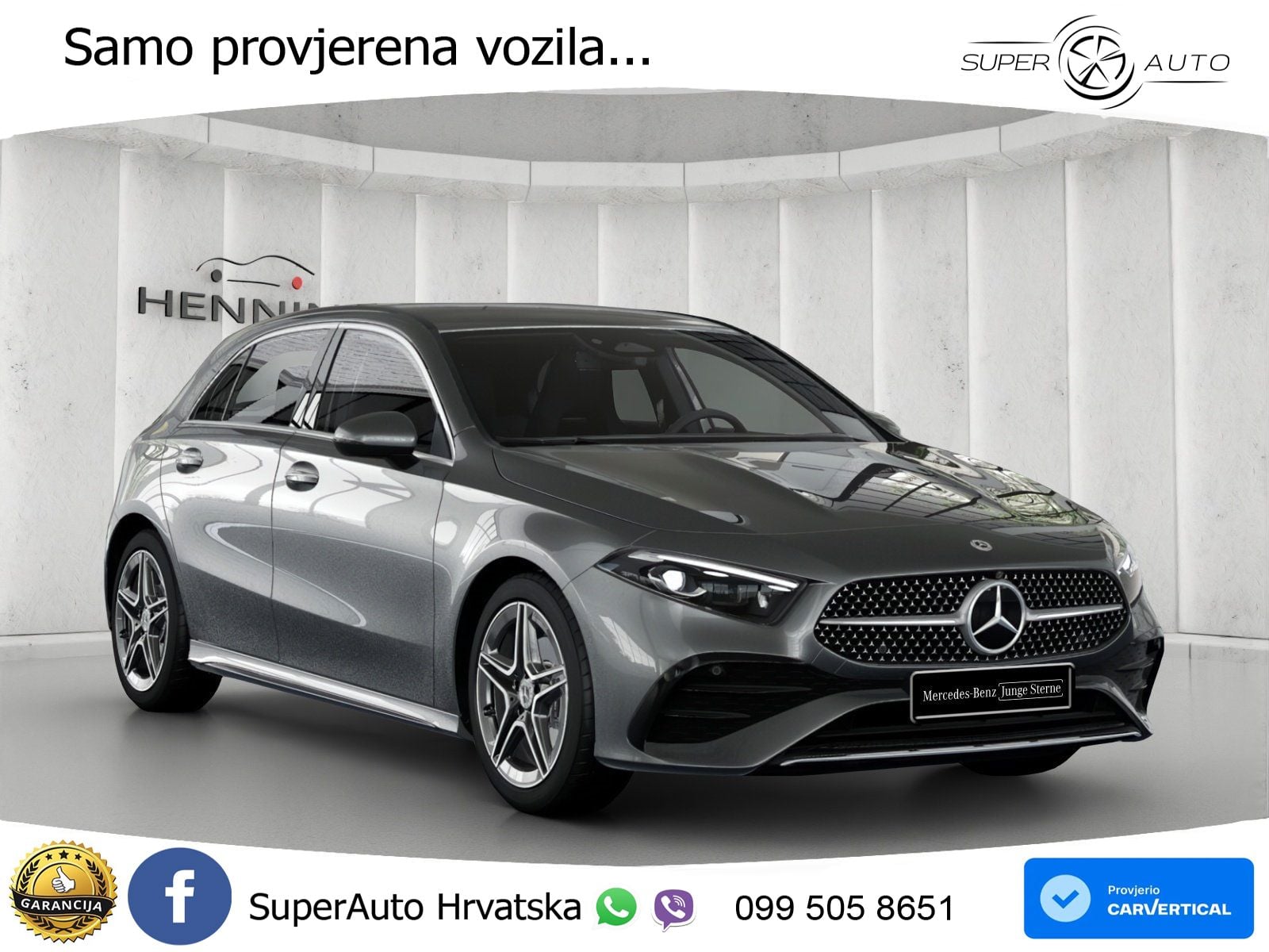 Mercedes-Benz A 200d 8G-DCT AMG LED+GR SJED+ACC