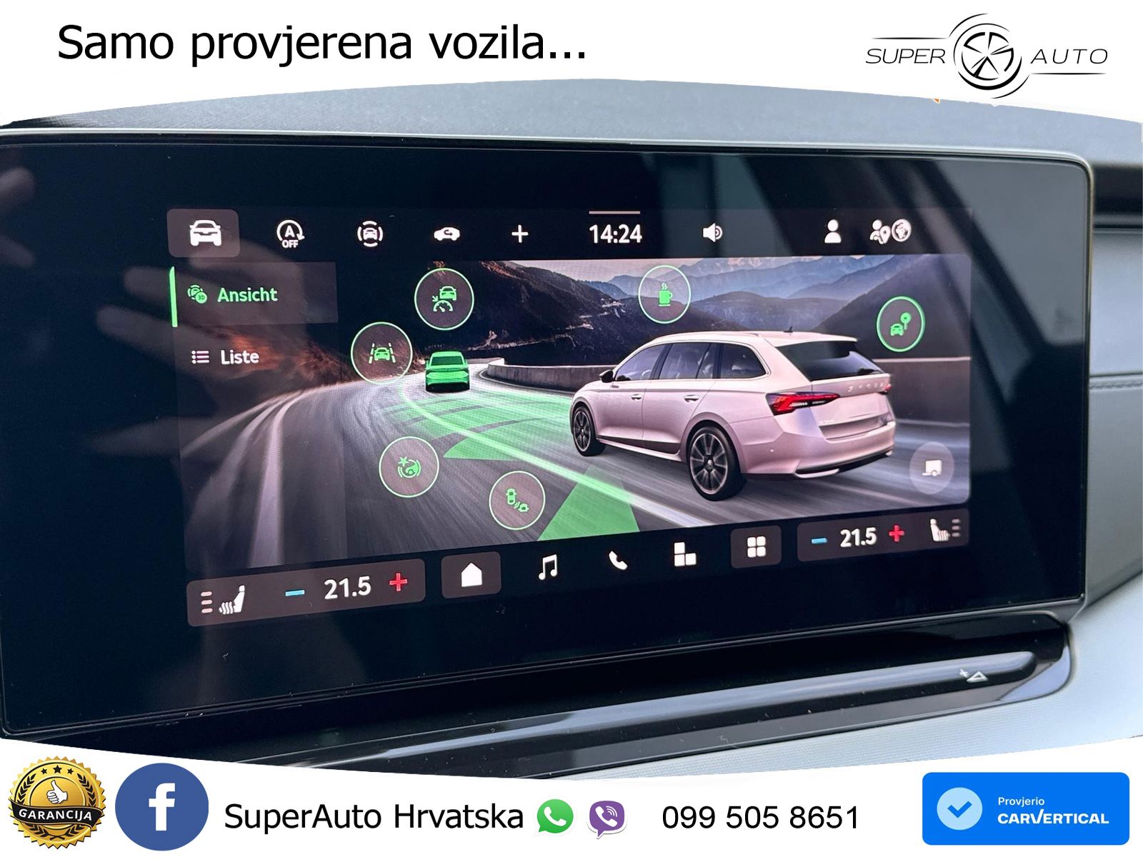 Škoda Octavia Combi 1.5 TSI (150 KS) DSG Selection LED+GR SJED+ACC
