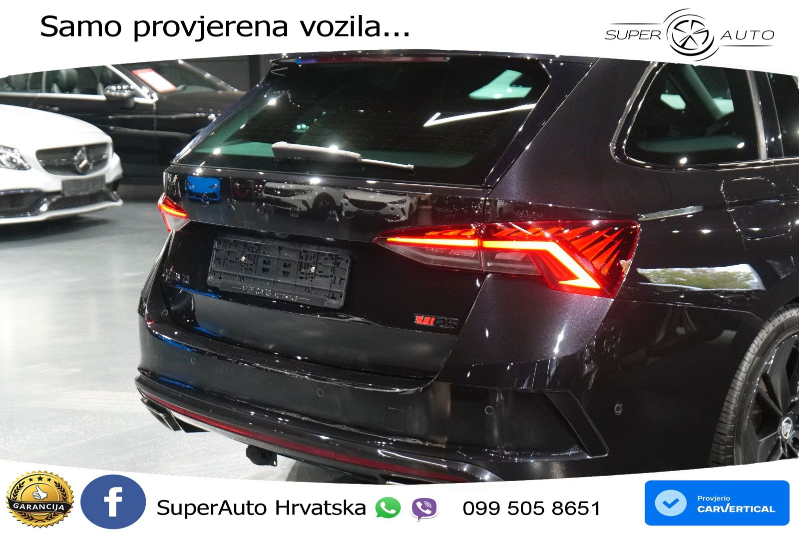 Škoda Octavia Combi RS 2.0 TDI (200 KS) DSG LED+GR SJED+ACC