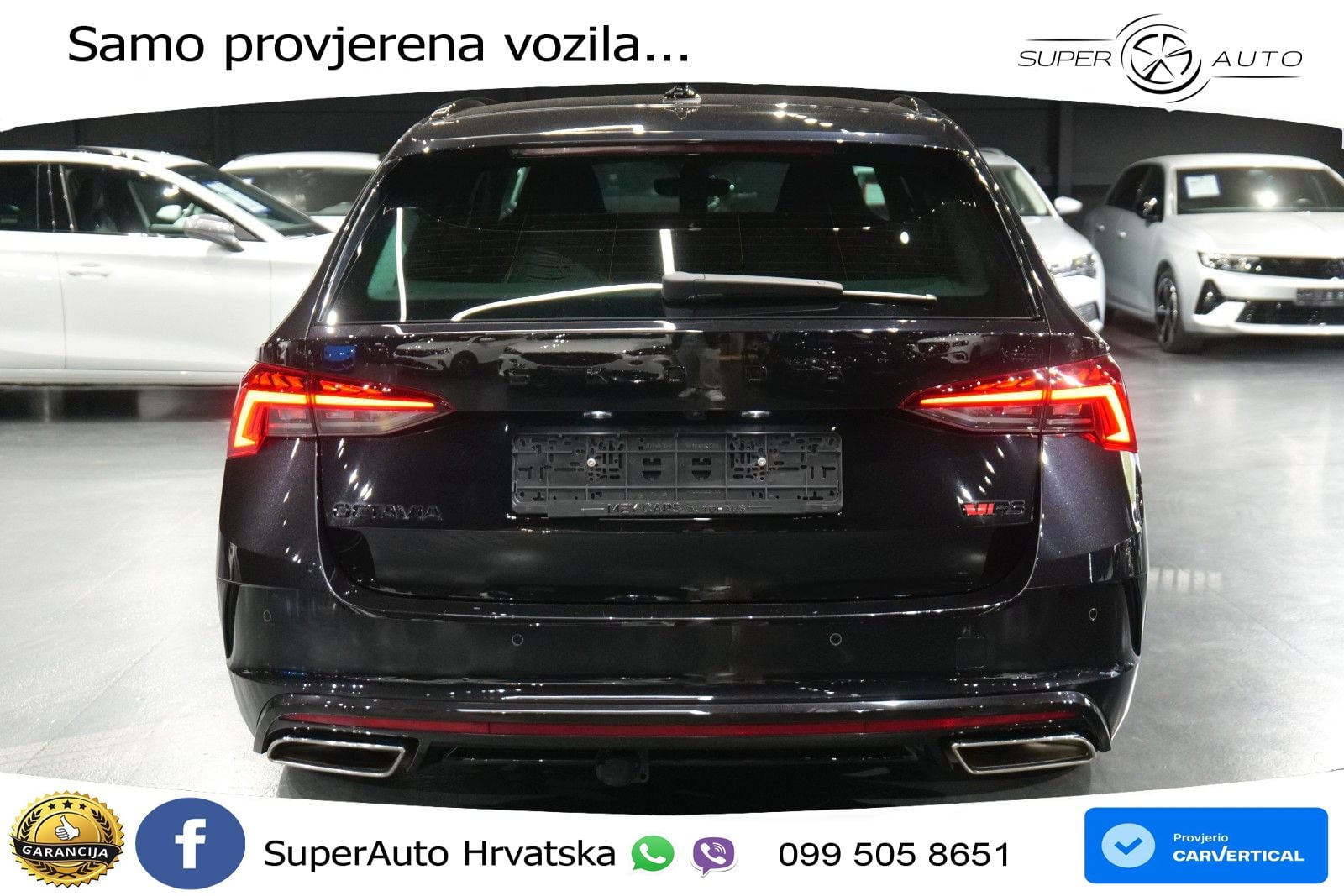 Škoda Octavia Combi RS 2.0 TDI (200 KS) DSG LED+GR SJED+ACC