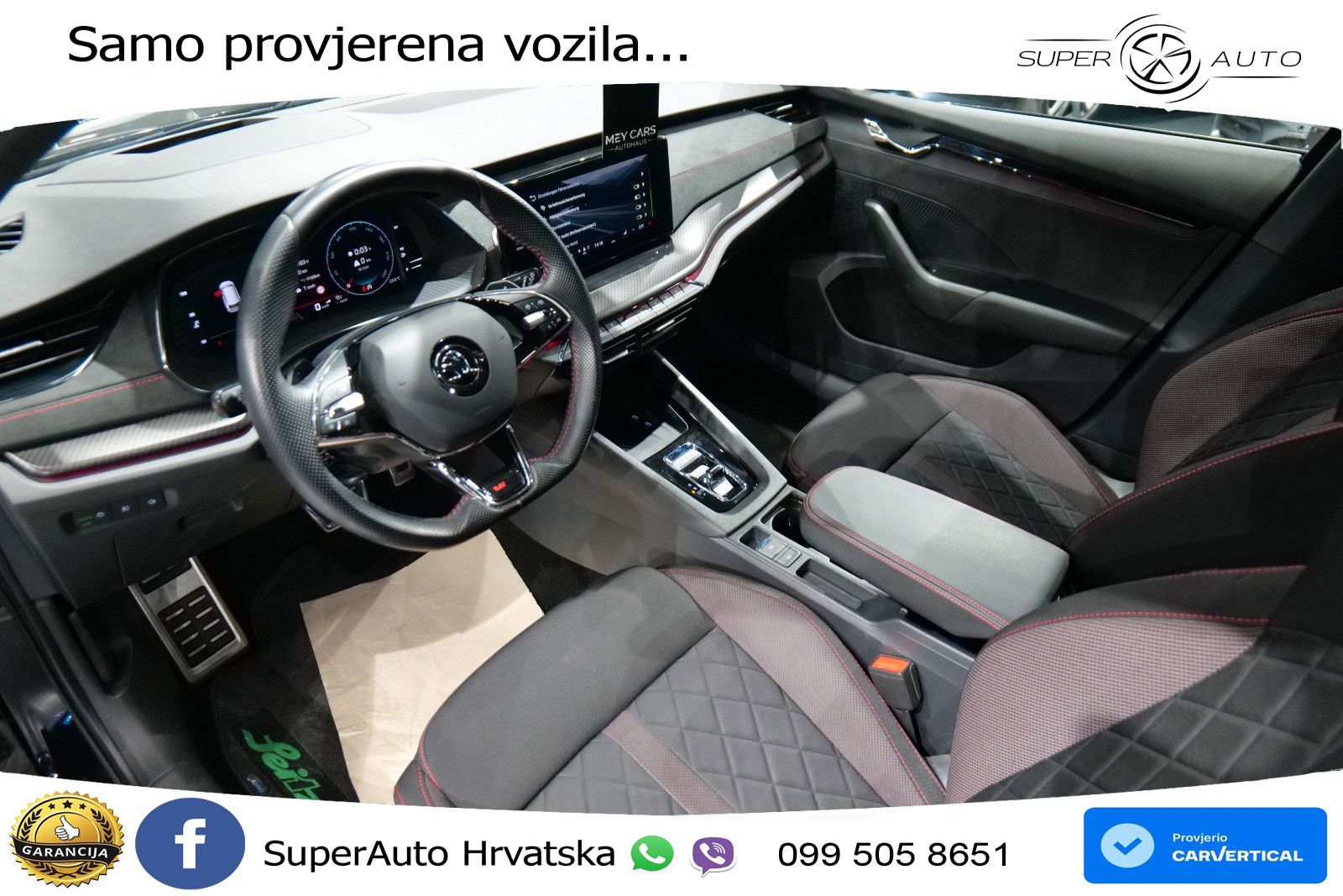 Škoda Octavia Combi RS 2.0 TDI (200 KS) DSG LED+GR SJED+ACC