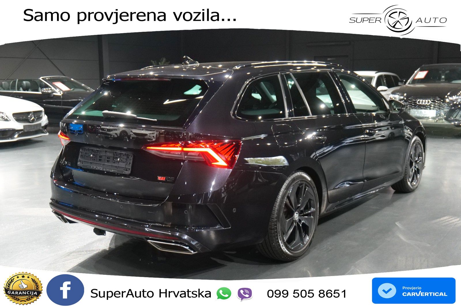 Škoda Octavia Combi RS 2.0 TDI (200 KS) DSG LED+GR SJED+ACC
