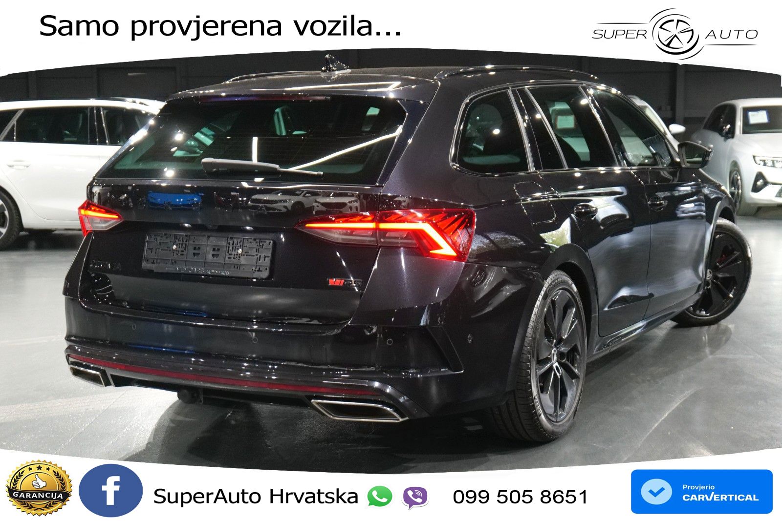 Škoda Octavia Combi RS 2.0 TDI (200 KS) DSG LED+GR SJED+ACC