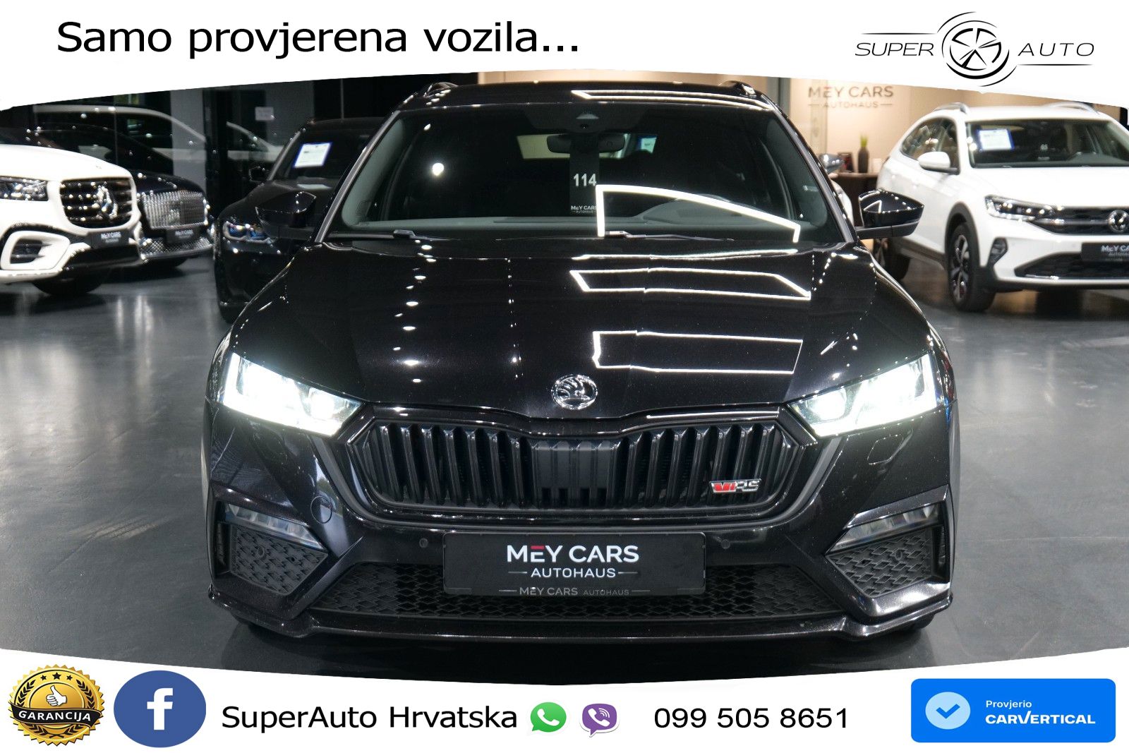 Škoda Octavia Combi RS 2.0 TDI (200 KS) DSG LED+GR SJED+ACC