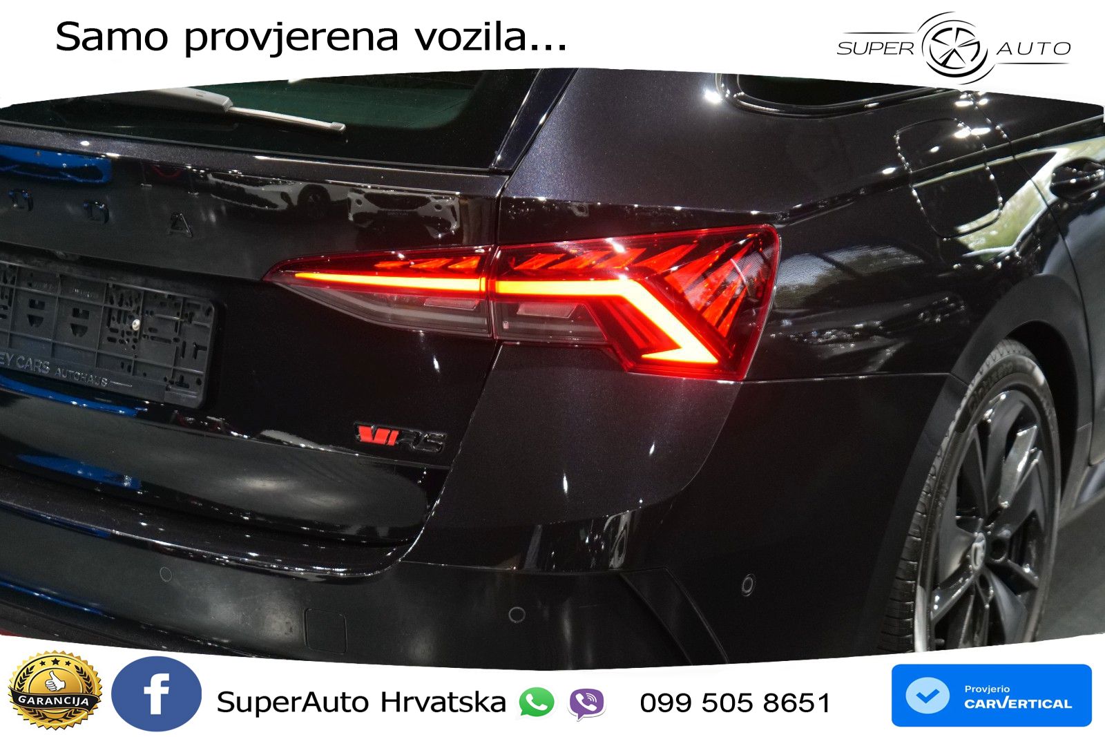 Škoda Octavia Combi RS 2.0 TDI (200 KS) DSG LED+GR SJED+ACC