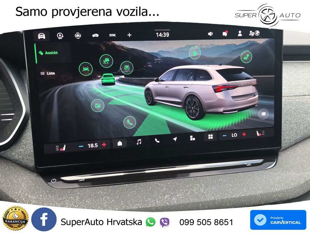Škoda Octavia Combi 2.0 TDI (150 KS) DSG Selection LED+GR SJED+ACC