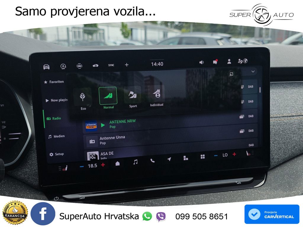 Škoda Octavia Combi 2.0 TDI (150 KS) DSG Selection LED+GR SJED+ACC