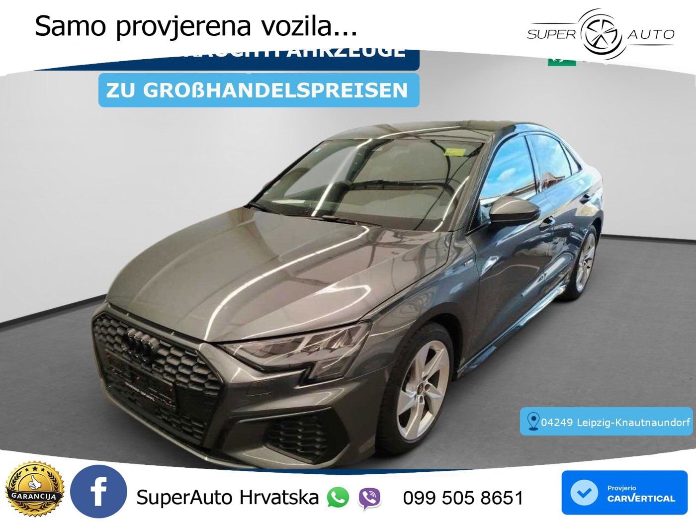 Audi A3 Limuzina 35 TFSI (150 KS) S tronic S line LED+ACC