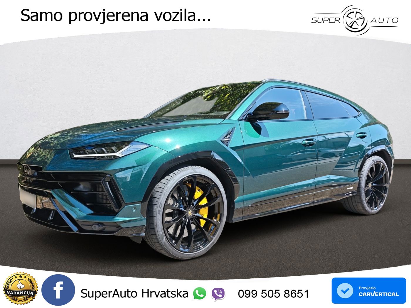 Lamborghini Urus S 4.0 V8 (666 KS) 4WD Automatic ZRAČNI+ACC+GR SJED+KAM+PANO