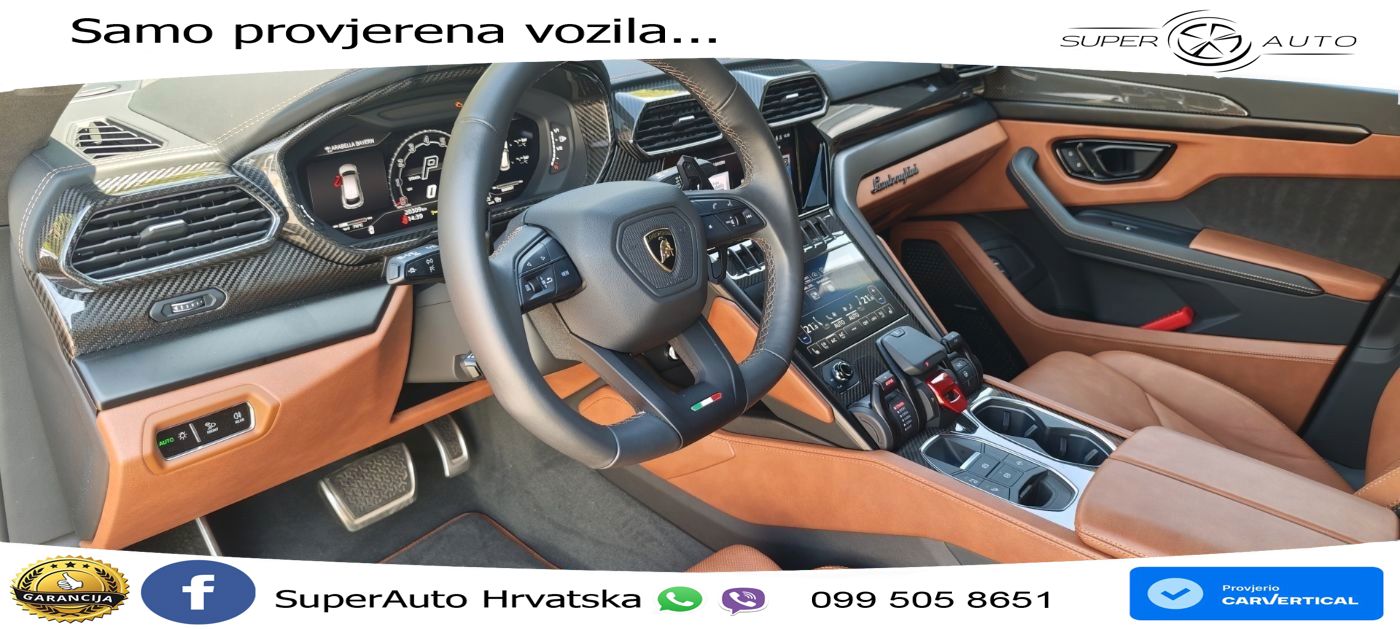 Lamborghini Urus S 4.0 V8 (666 KS) 4WD Automatic ZRAČNI+ACC+GR SJED+KAM+PANO
