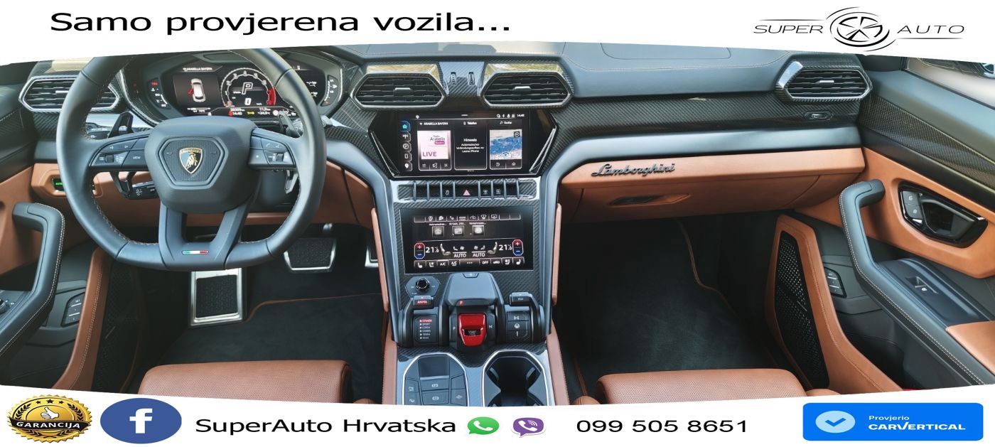 Lamborghini Urus S 4.0 V8 (666 KS) 4WD Automatic ZRAČNI+ACC+GR SJED+KAM+PANO