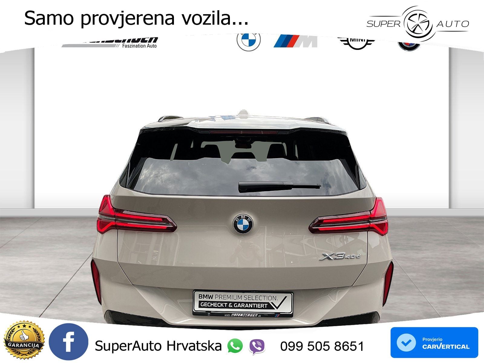 BMW X3 40d xDrive Steptronic M Sport LED+GR SJED+ACC