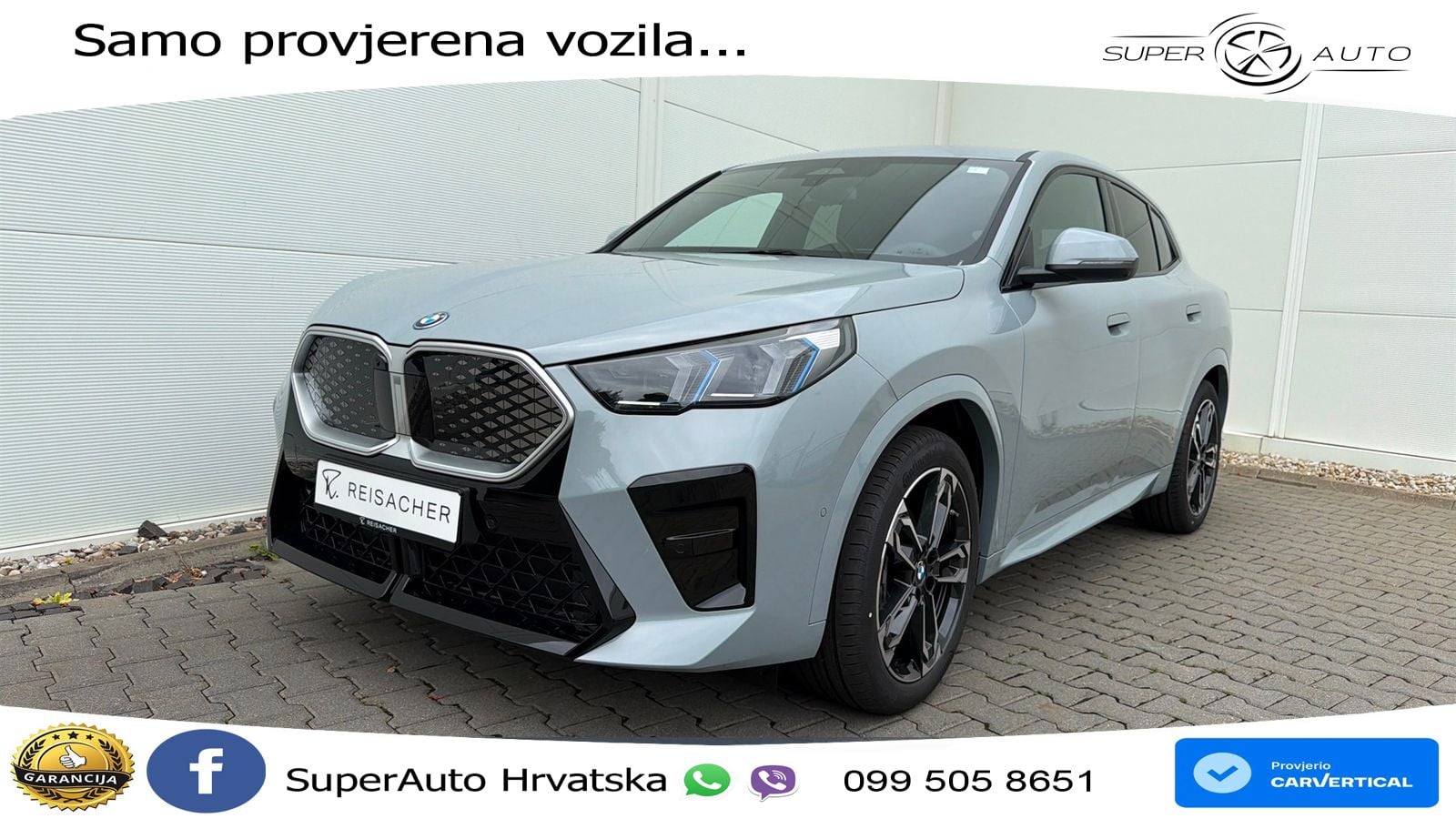 BMW iX2 66.5 kWh (204 KS) eDrive20 M Sport LED+GR SJED+ACC