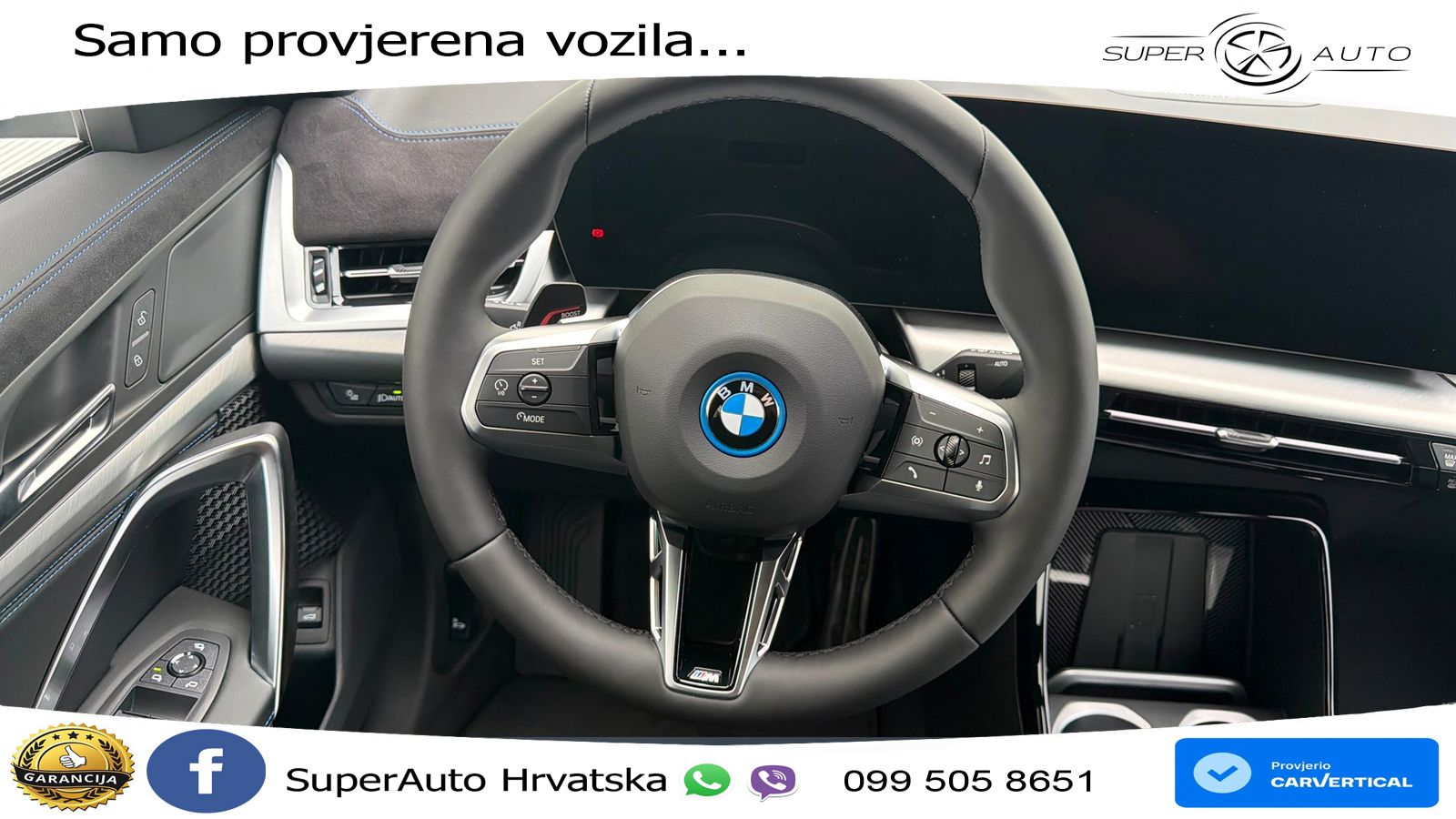 BMW iX2 66.5 kWh (204 KS) eDrive20 M Sport LED+GR SJED+ACC
