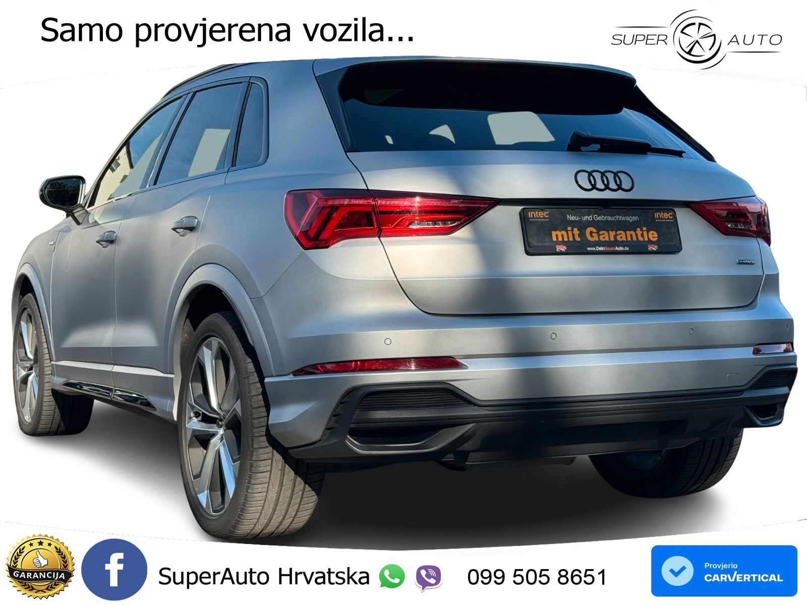 Audi Q3 40 TDI (193 KS) quattro S tronic S line LED+GR SJED+ACC