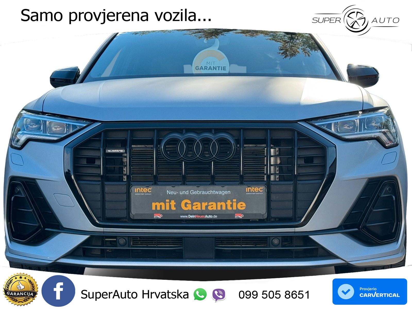 Audi Q3 40 TDI (193 KS) quattro S tronic S line LED+GR SJED+ACC