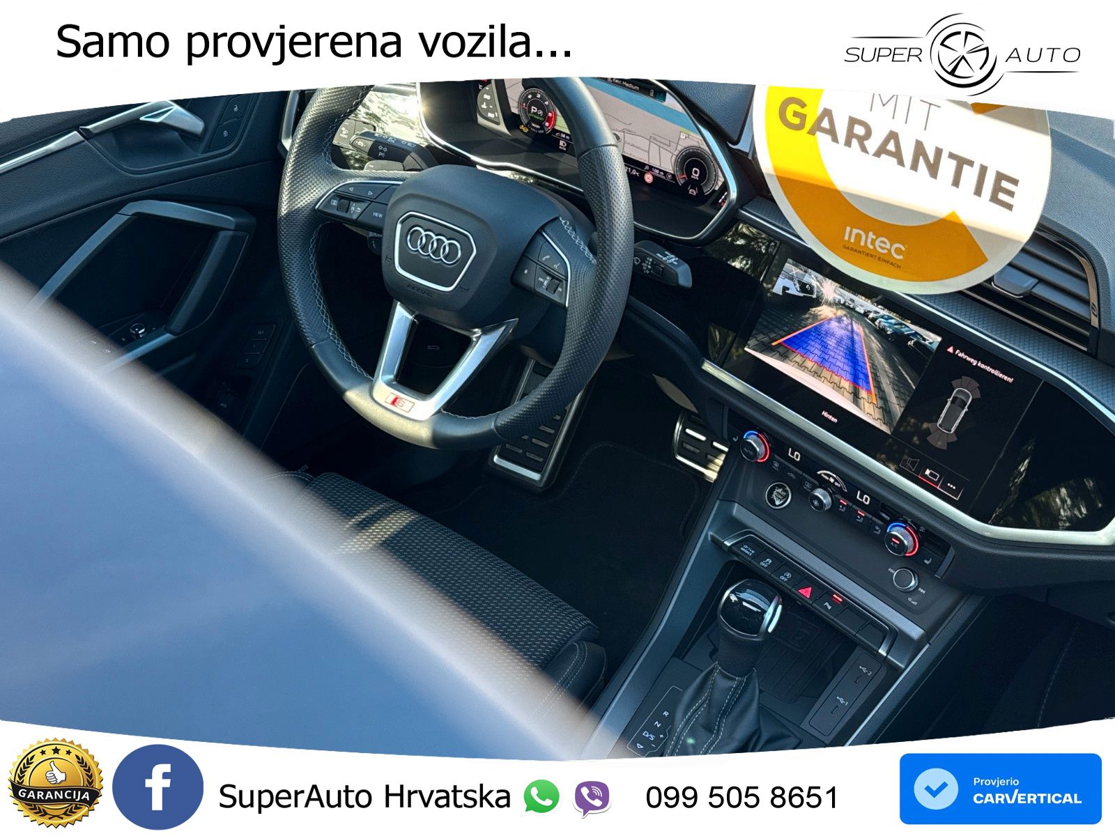Audi Q3 40 TDI (193 KS) quattro S tronic S line LED+GR SJED+ACC