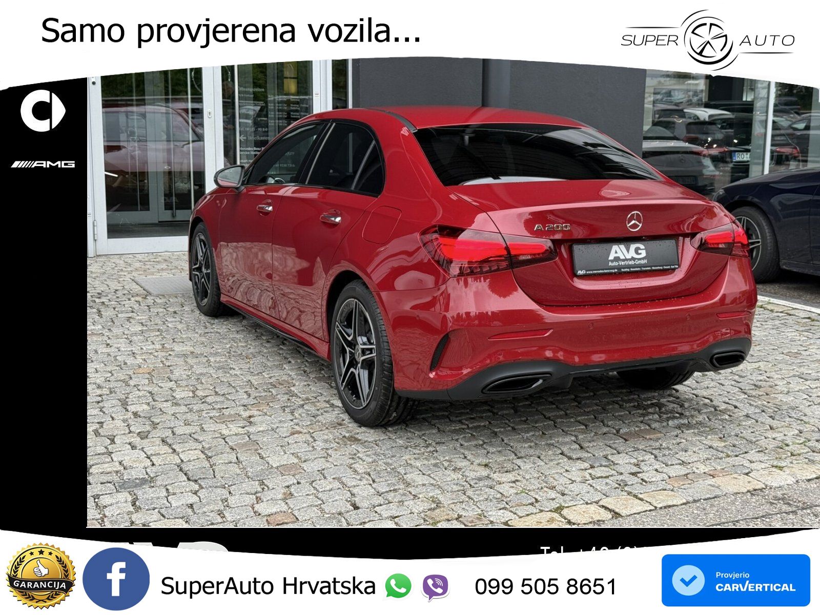 Mercedes-Benz A 200 7G-DCT AMG LED+GR SJED+ACC