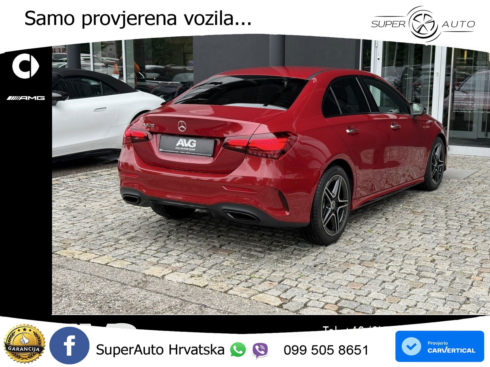 Mercedes-Benz A 200 7G-DCT AMG LED+GR SJED+ACC