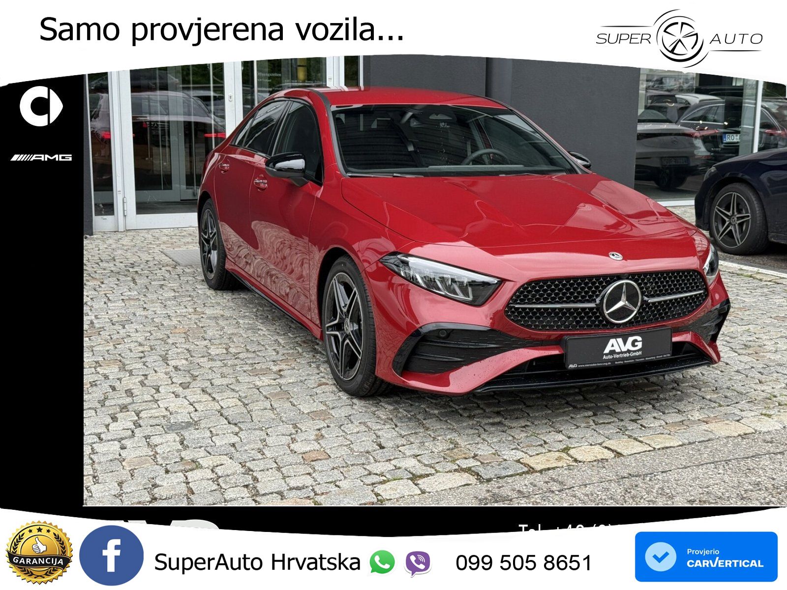 Mercedes-Benz A 200 7G-DCT AMG LED+GR SJED+ACC