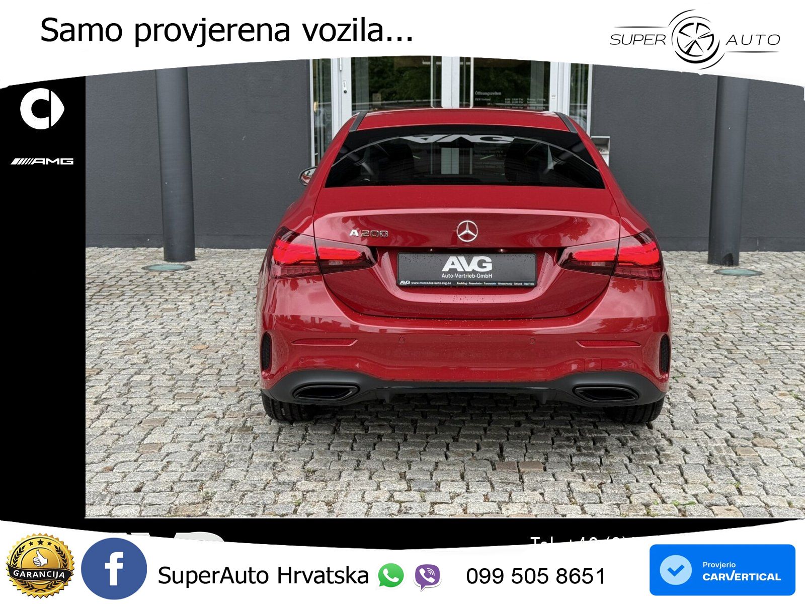 Mercedes-Benz A 200 7G-DCT AMG LED+GR SJED+ACC