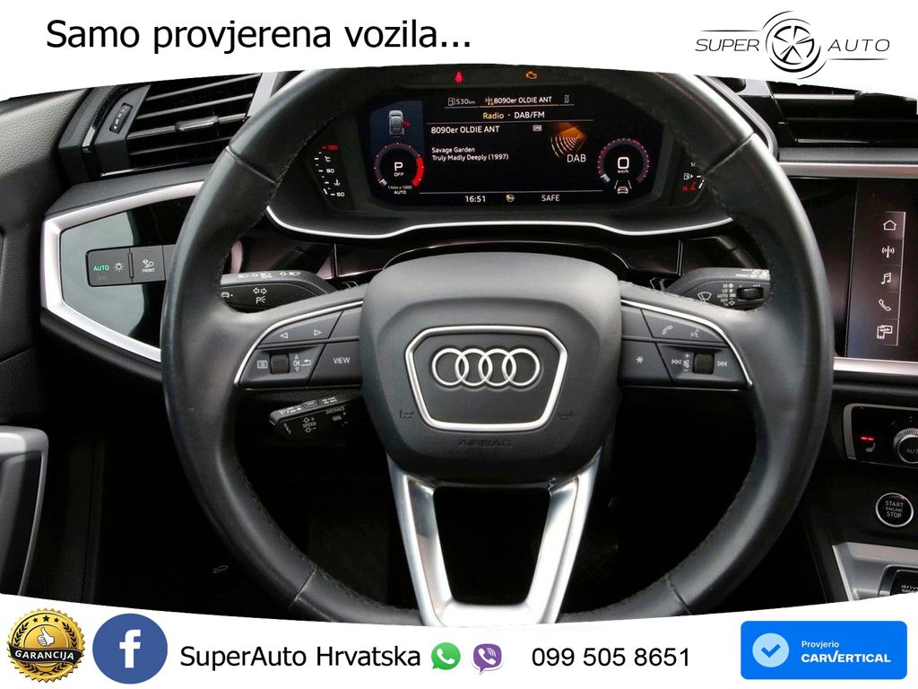 Audi Q3 II Sportback 40 TFSI (190 KS) quattro S tronic S line LED+GR SJED+ACC