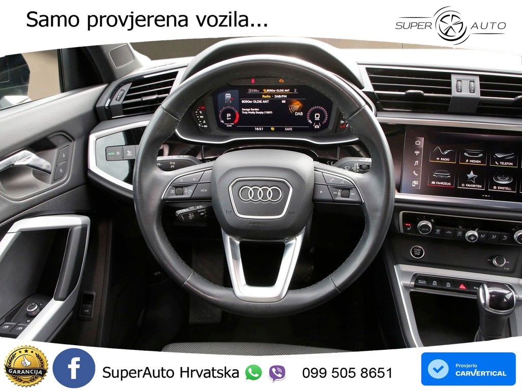 Audi Q3 II Sportback 40 TFSI (190 KS) quattro S tronic S line LED+GR SJED+ACC