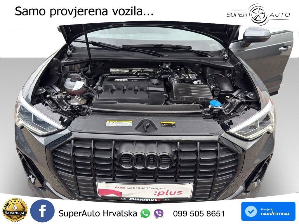 Audi Q3 40 TDI (190 KS) quattro S tronic S line LED+GR SJED+ACC