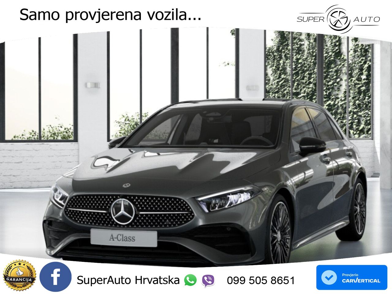 Mercedes-Benz A 200 7G-DCT AMG LED+GR SJED+ACC