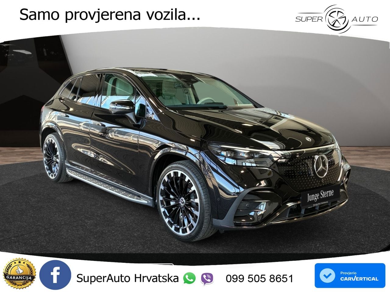 Mercedes EQE SUV 350+ 105 kWh (292 KS) AMG ZRAČNI+ACC+GR SJED+360+PANO