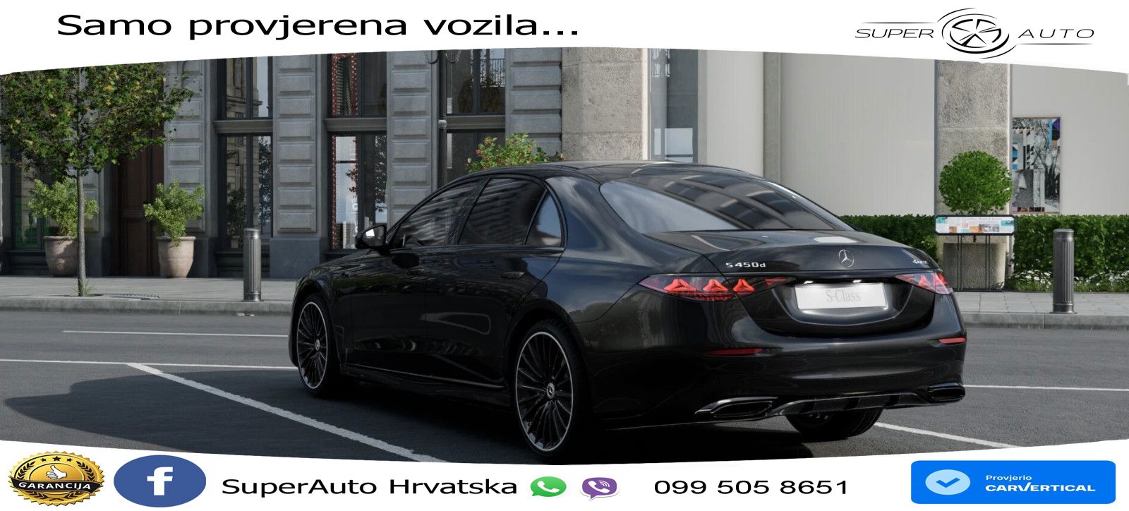 Mercedes S 450d (367 KS) EQ Boost 4MATIC 9G-TRONIC AMG ACC+HEAD+4xGR SJED+360+PANO