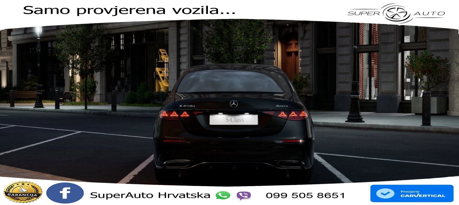 Mercedes S 450d (367 KS) EQ Boost 4MATIC 9G-TRONIC AMG ACC+HEAD+4xGR SJED+360+PANO