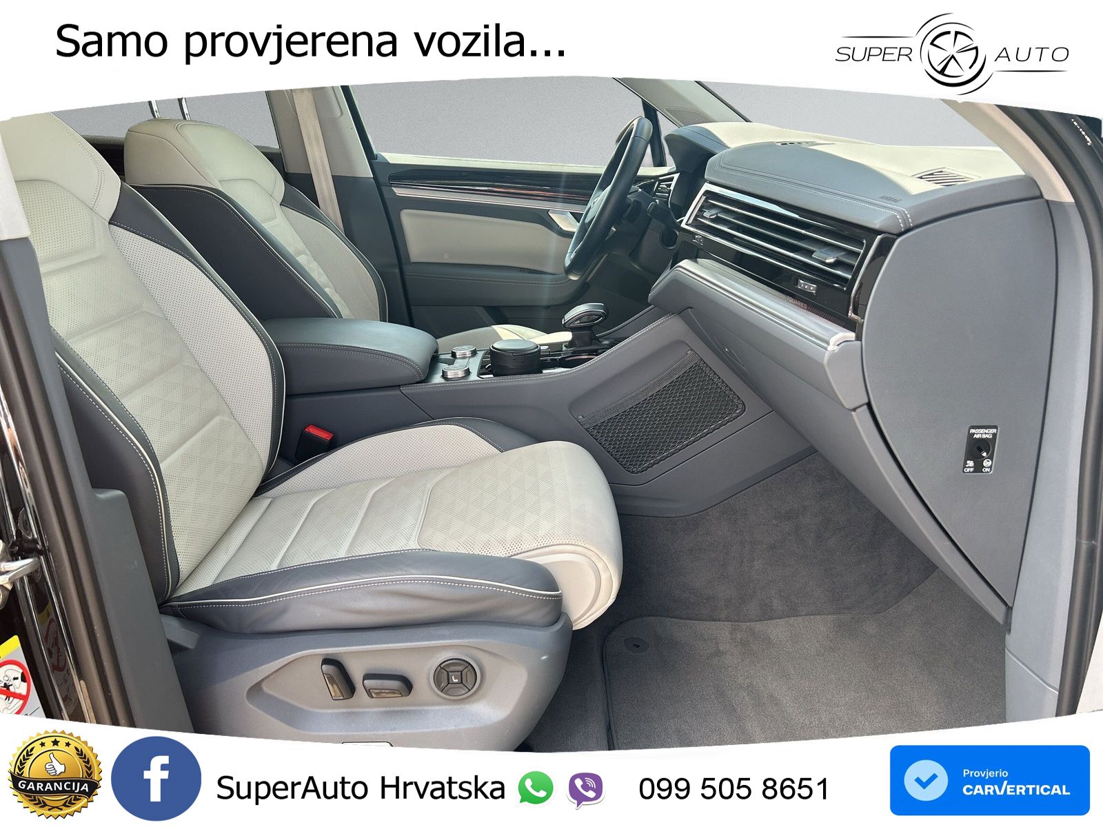 Volkswagen Touareg 3.0 V6 TDI (286 KS) 4MOTION Tiptronic ZRAČNI+ACC+GR SJED+KAM+PANO