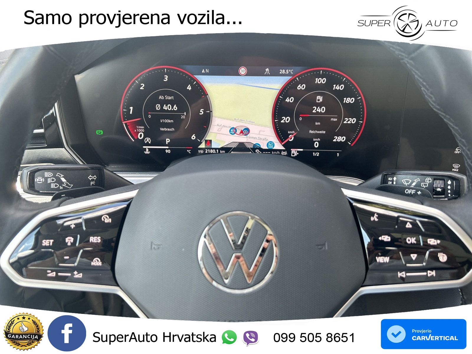 Volkswagen Touareg 3.0 V6 TDI (286 KS) 4MOTION Tiptronic ZRAČNI+ACC+GR SJED+KAM+PANO