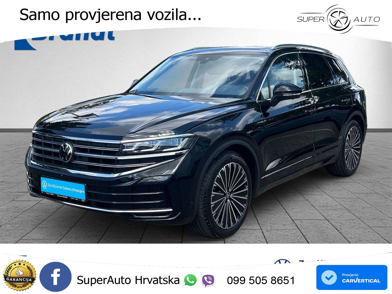 Volkswagen Touareg 3.0 V6 TDI (286 KS) 4MOTION Tiptronic ZRAČNI+ACC+GR SJED+KAM+PANO