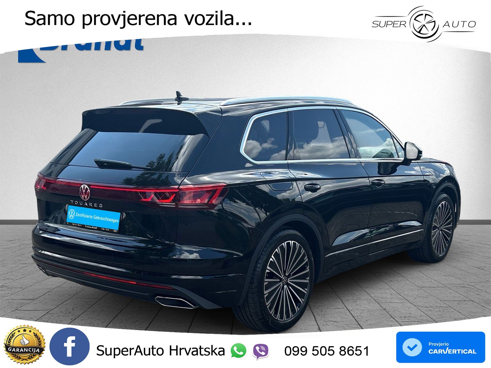 Volkswagen Touareg 3.0 V6 TDI (286 KS) 4MOTION Tiptronic ZRAČNI+ACC+GR SJED+KAM+PANO