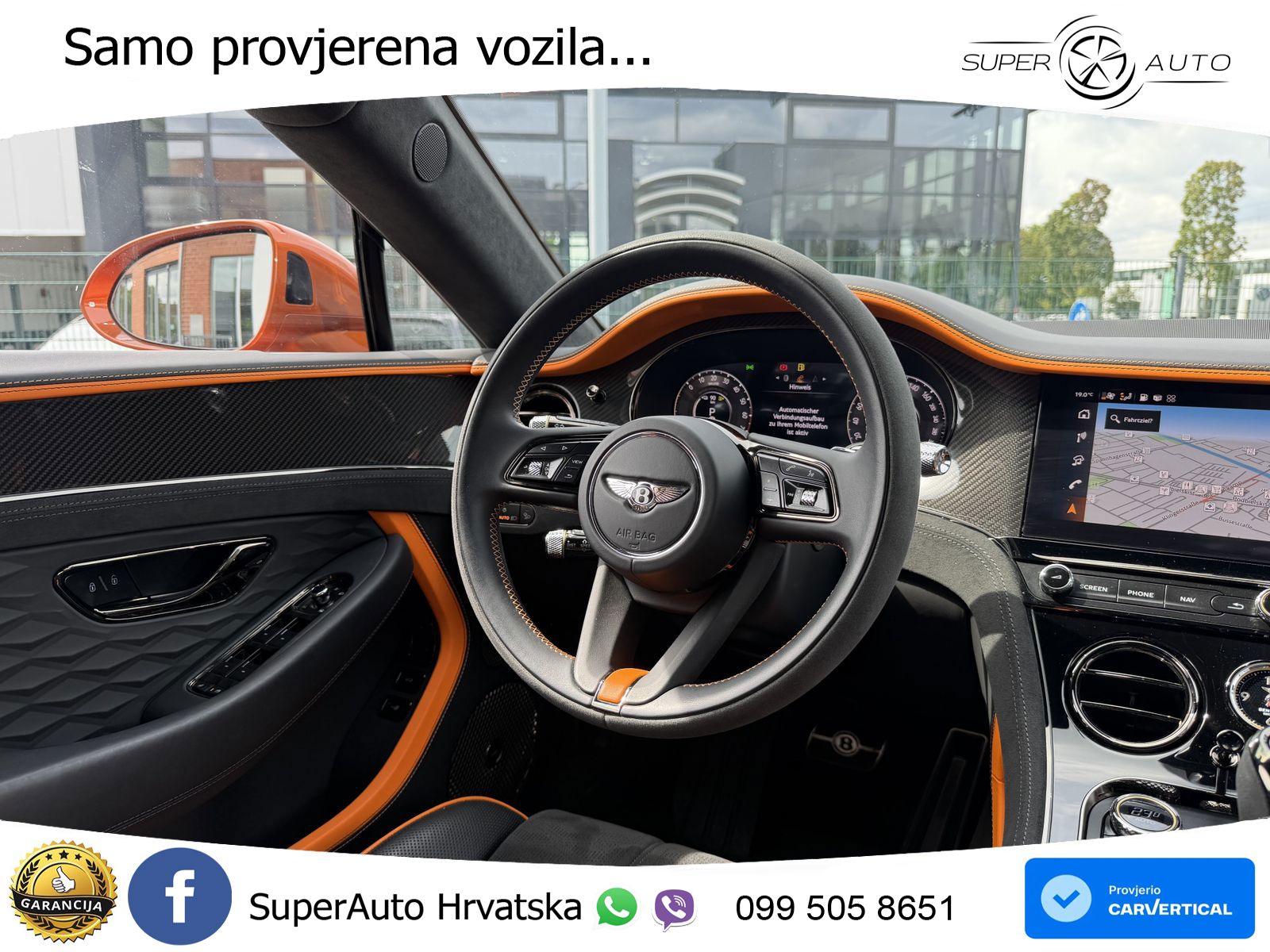 Bentley Continental GT IV 4.0 V8 TFSi (782 KS) AWD DCT ZRAČNI+ACC+GR SJED+KAM+PANO