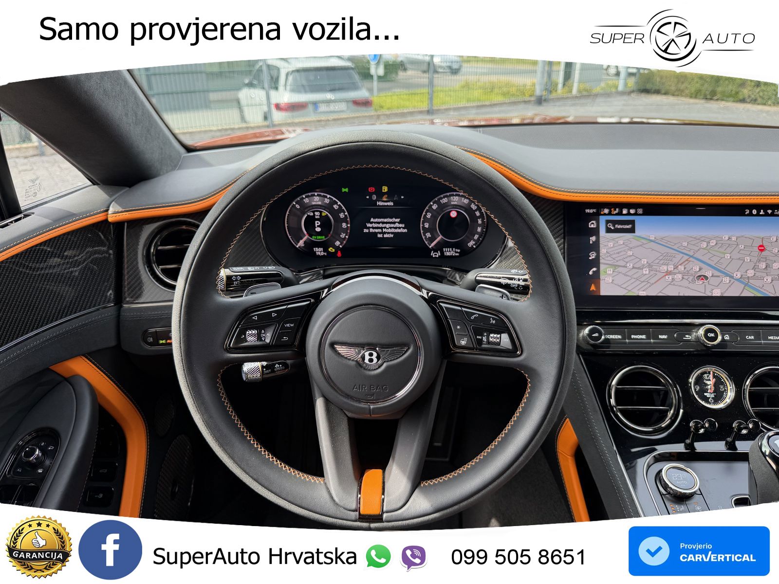 Bentley Continental GT IV 4.0 V8 TFSi (782 KS) AWD DCT ZRAČNI+ACC+GR SJED+KAM+PANO