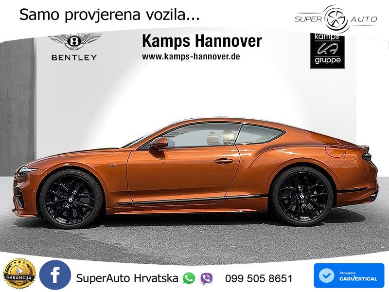 Bentley Continental GT IV 4.0 V8 TFSi (782 KS) AWD DCT ZRAČNI+ACC+GR SJED+KAM+PANO