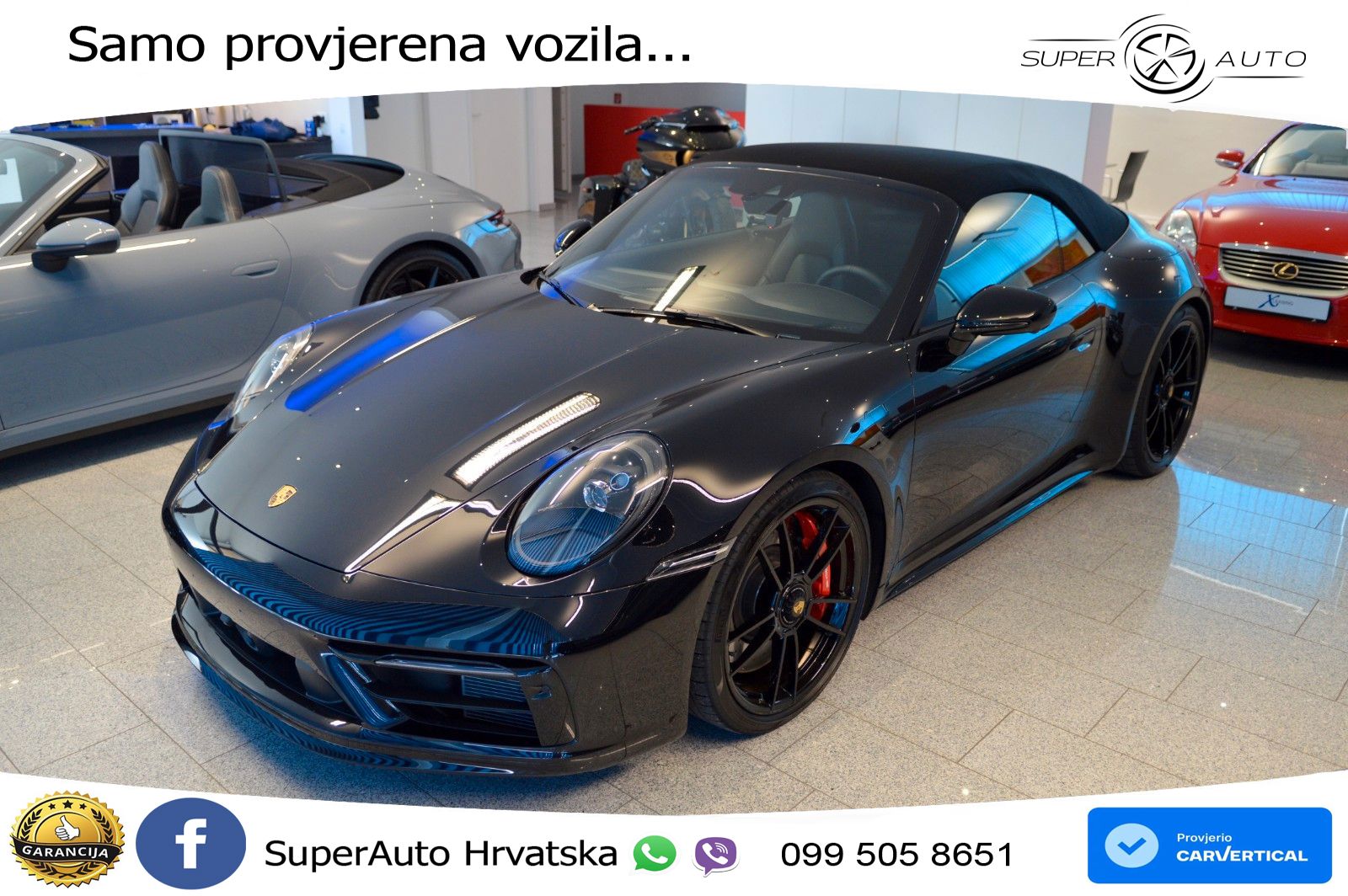 Porsche 911 Carrera 4 GTS Cabriolet 3.0 (480 KS) PDK LED+GR SJED+ACC