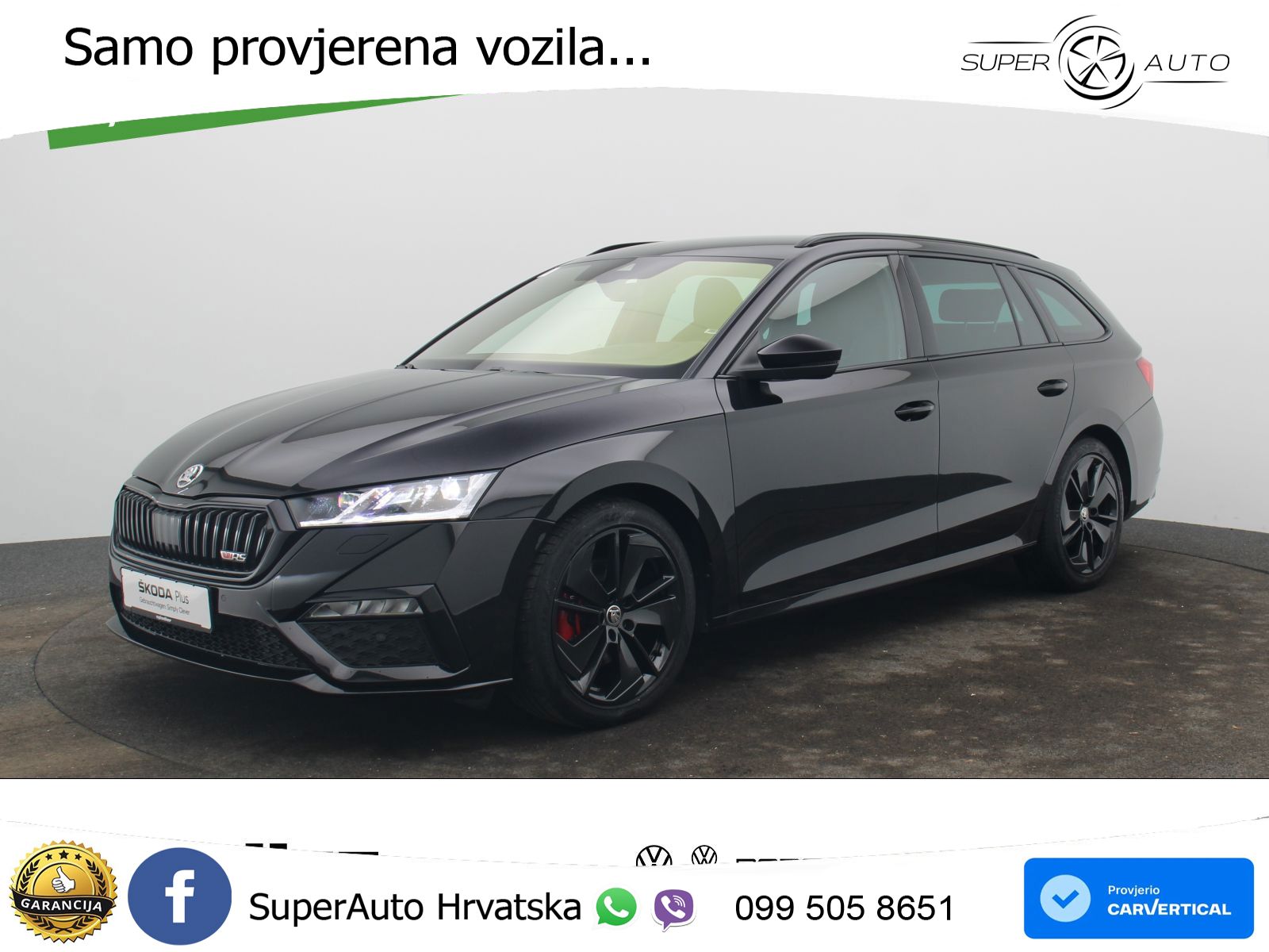 Škoda Octavia Combi RS 2.0 TDI (200 KS) DSG LED+GR SJED+ACC