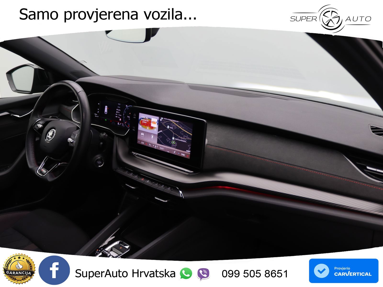 Škoda Octavia Combi RS 2.0 TDI (200 KS) DSG LED+GR SJED+ACC