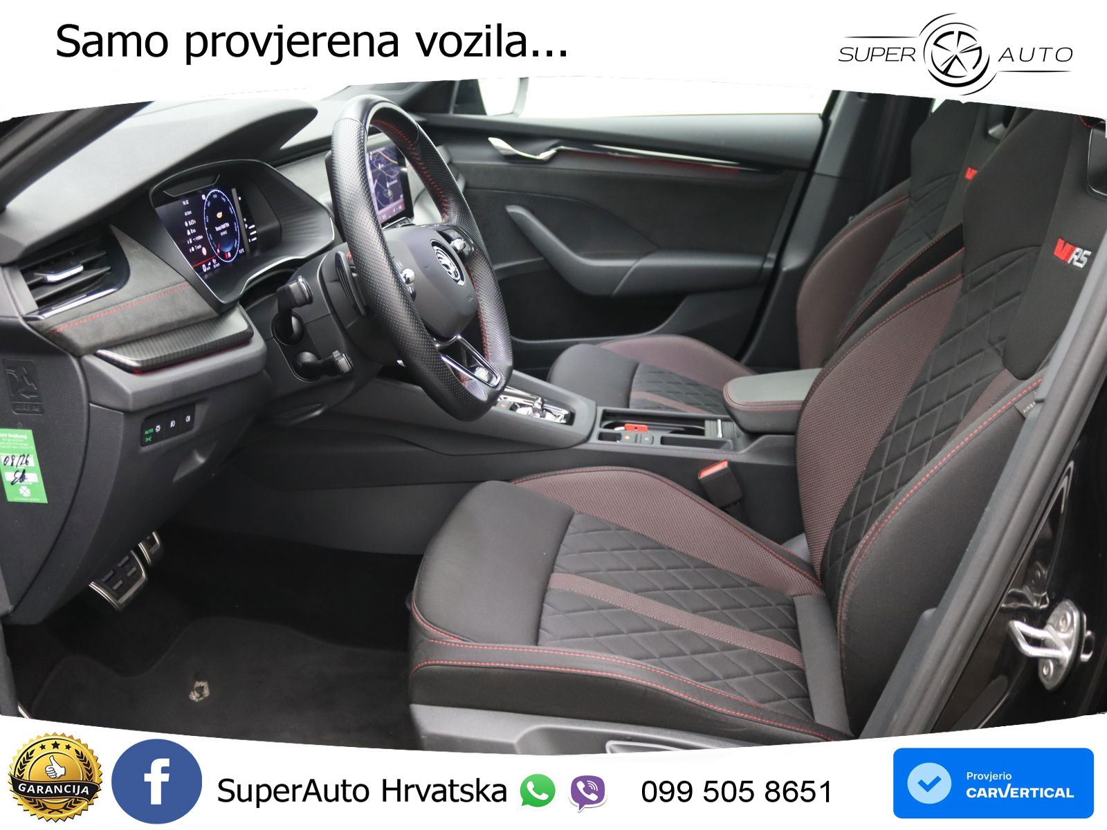 Škoda Octavia Combi RS 2.0 TDI (200 KS) DSG LED+GR SJED+ACC