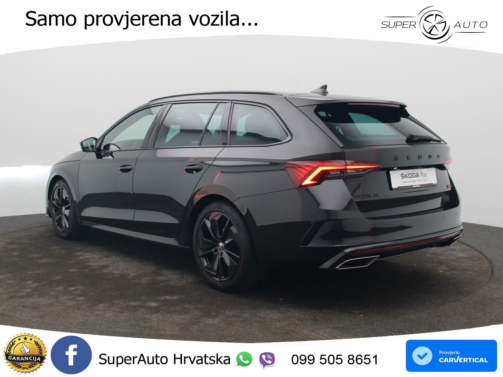 Škoda Octavia Combi RS 2.0 TDI (200 KS) DSG LED+GR SJED+ACC