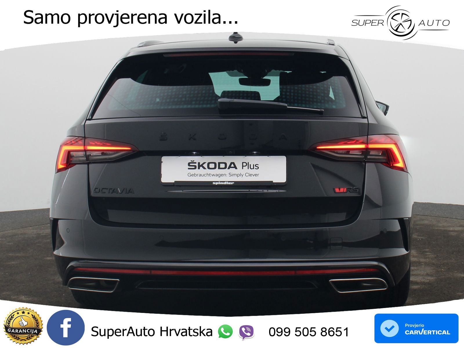 Škoda Octavia Combi RS 2.0 TDI (200 KS) DSG LED+GR SJED+ACC