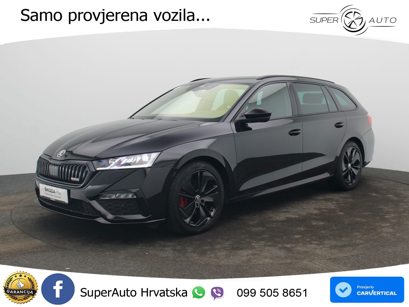 Škoda Octavia Combi RS 2.0 TDI (200 KS) DSG LED+GR SJED+ACC